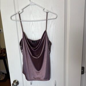 Purple Tank Top with Elegant Design